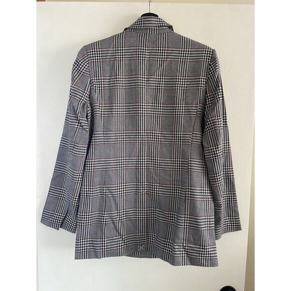 Women’s Gabrielle Union Houndstooth Blazer Size Small Button Front NWT Tweed - Picture 2 of 7